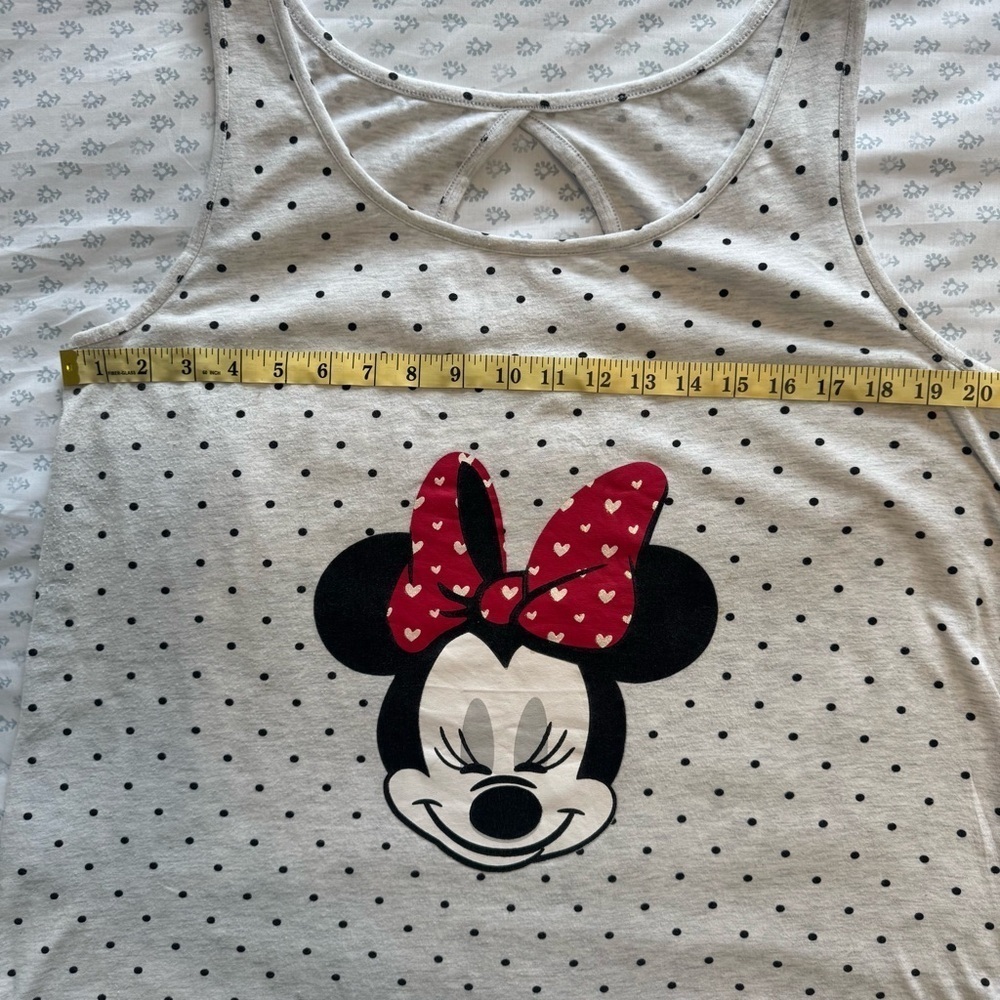 Disney Minnie Mouse Women’s Polka Dot XL Tank Top - Picture 5 of 7